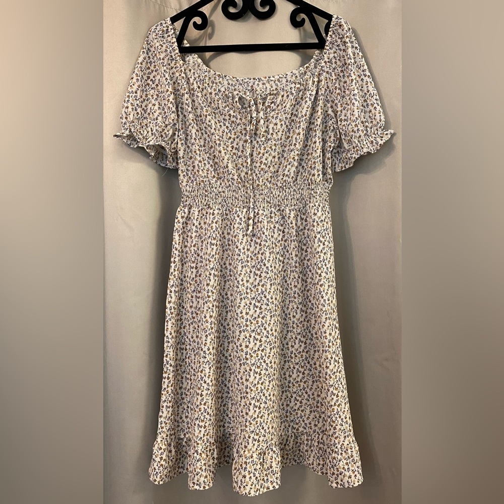 Montaeu Floral Peasant Dress